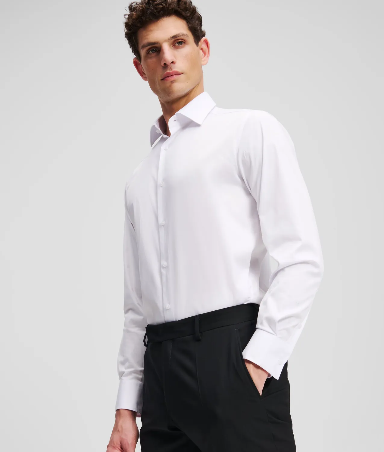 Karl Lagerfeld Modern-Fit Hemd Baumwolle für Herren