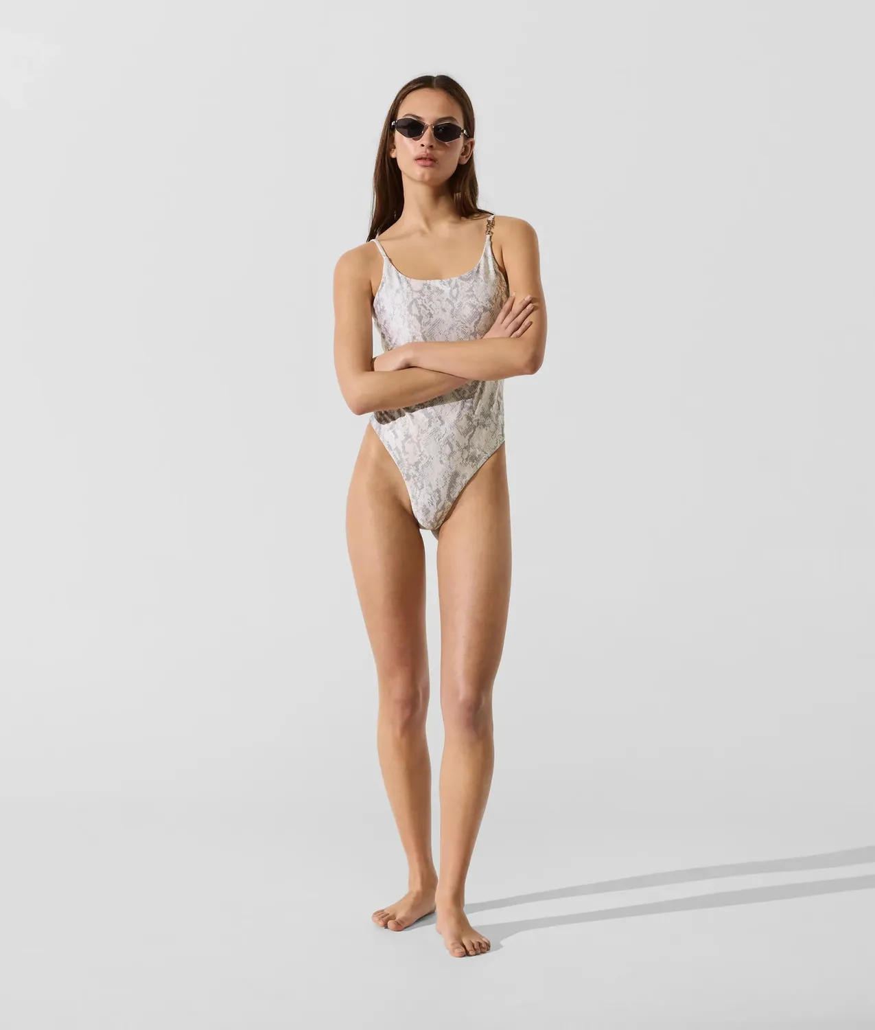 Karl Lagerfeld Cheeky Badeanzug High-Leg