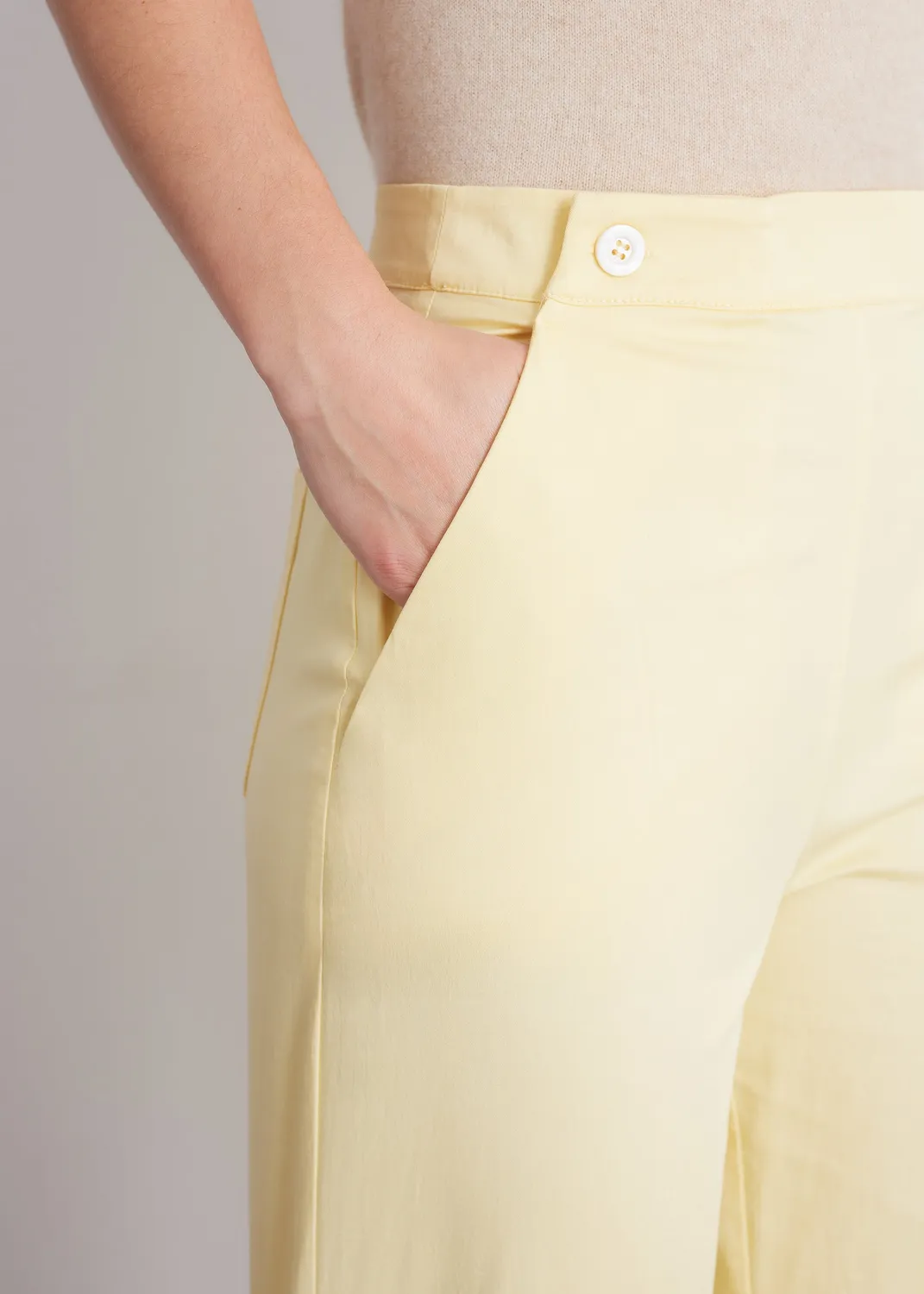 Senatex Culotte OCS Baumwollhose Mocca 34 weiter Schnitt