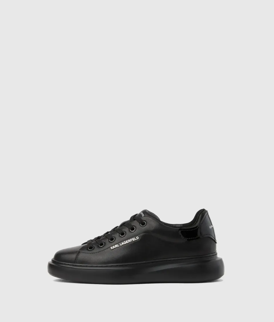 Karl Lagerfeld Ikon Kore Sneaker Leder Glanz-Akzente