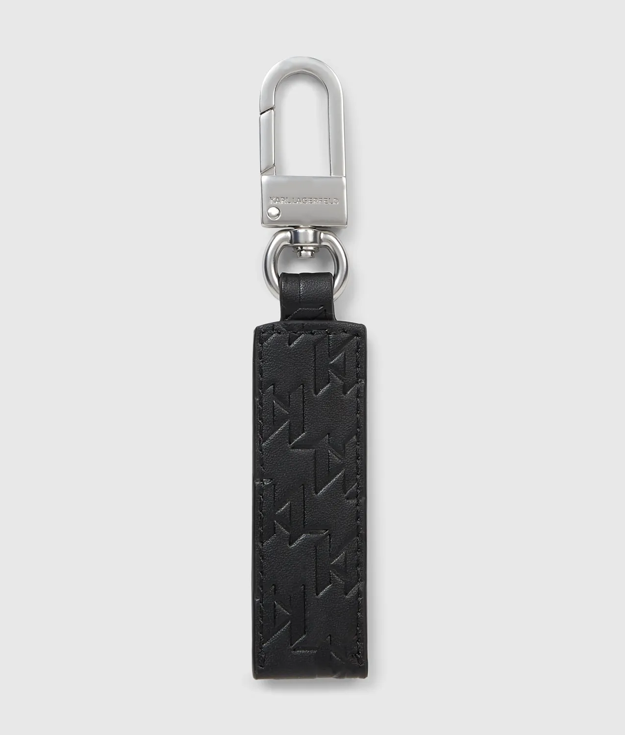 Karl Lagerfeld K/Monogram Schlüsselanhänger geprägt Metall