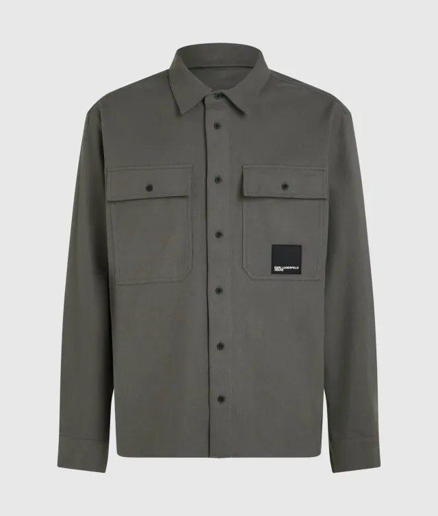 Karl Lagerfeld Jeans Overshirt Flanell Baumwolle