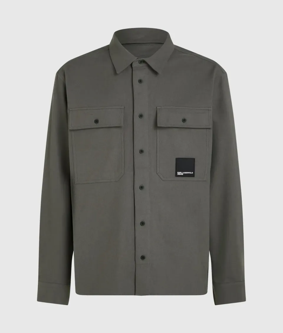 Karl Lagerfeld Jeans Overshirt Flanell Baumwolle