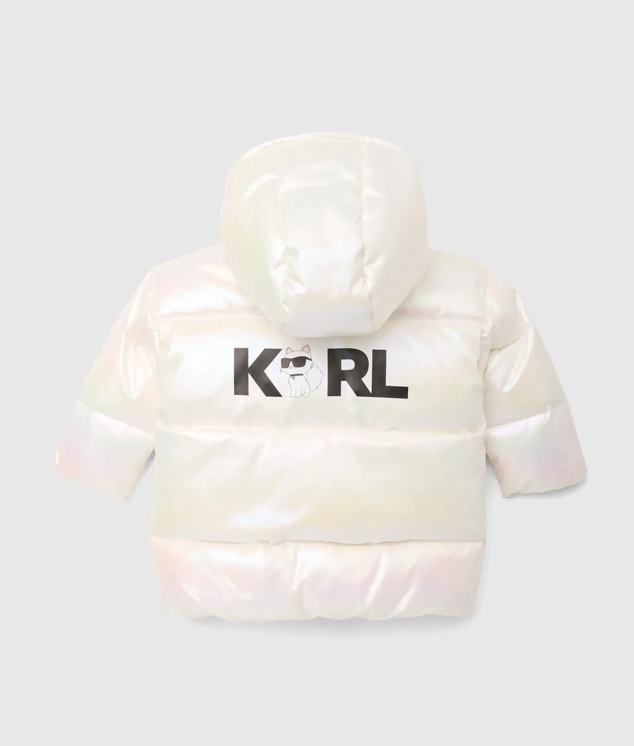 Karl Lagerfeld Ikon Pufferjacke Mädchen schillernd