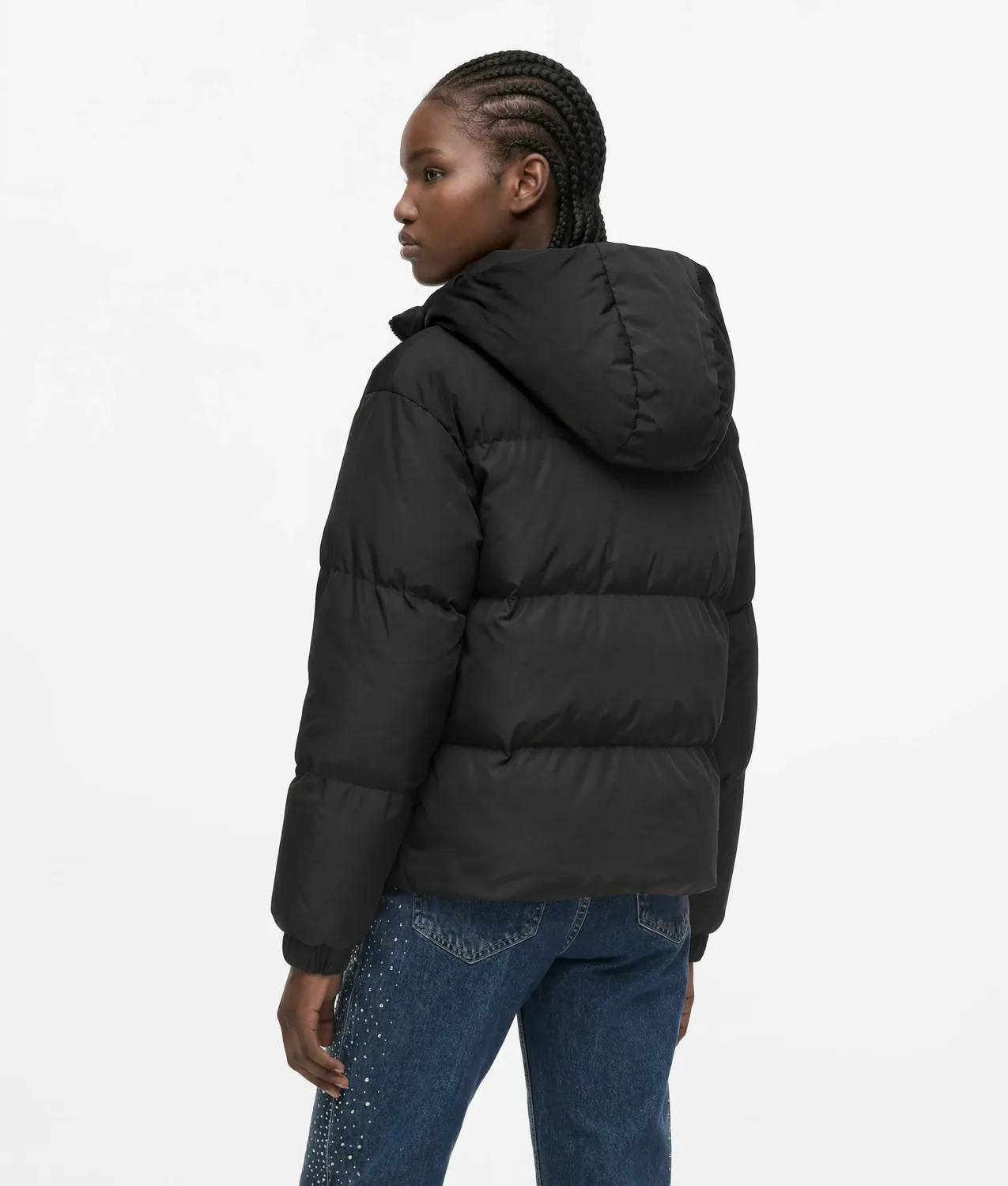 Karl Lagerfeld KL Jeans Logo Pufferjacke wasserabweisend