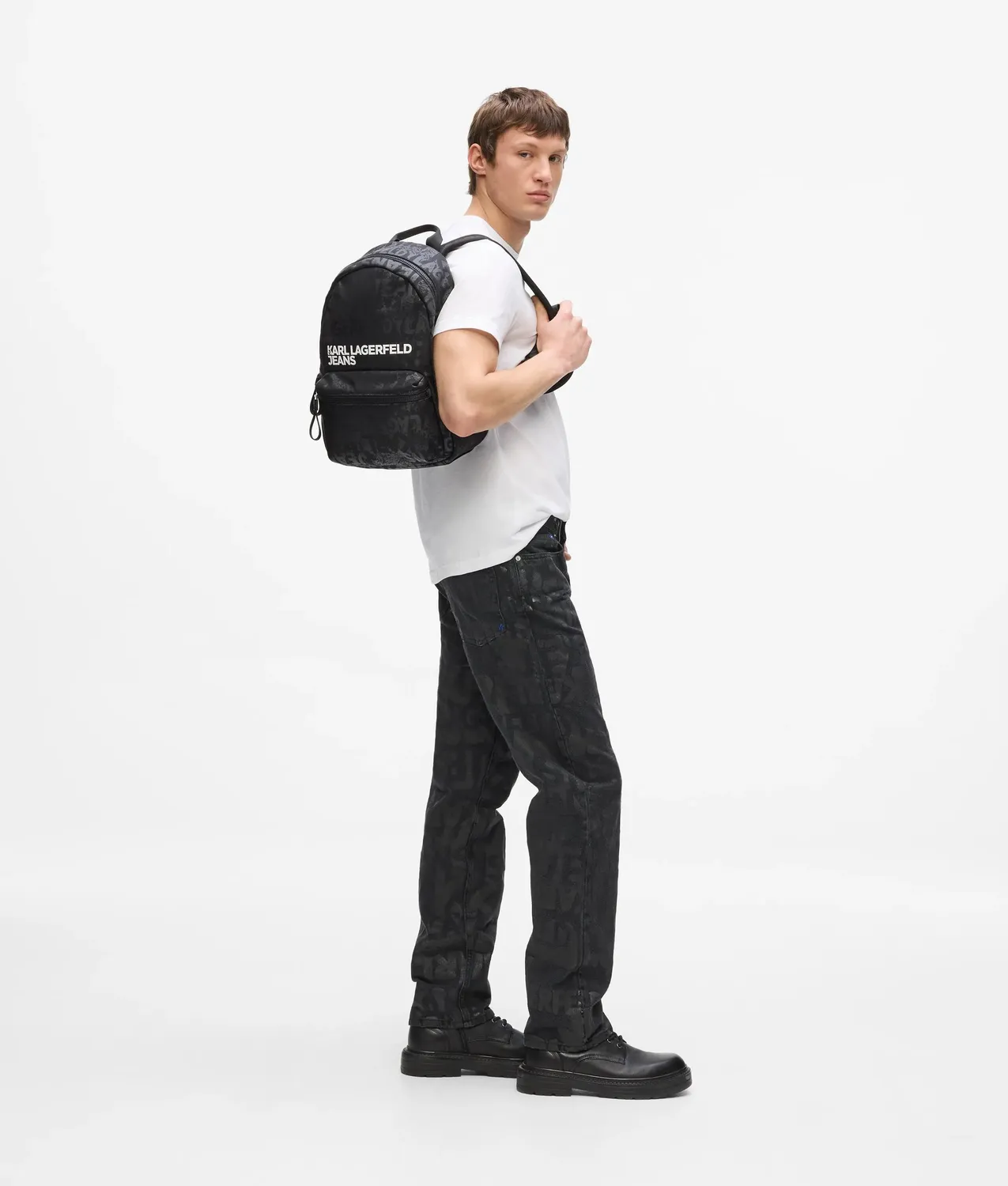 Karl Lagerfeld KL Jeans Graphic Rucksack One Size Nylon