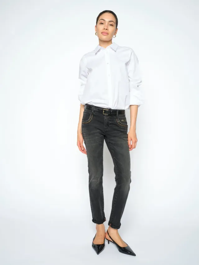 Mos Mosh MMNaomi Teni Slim Jeans Grau 30