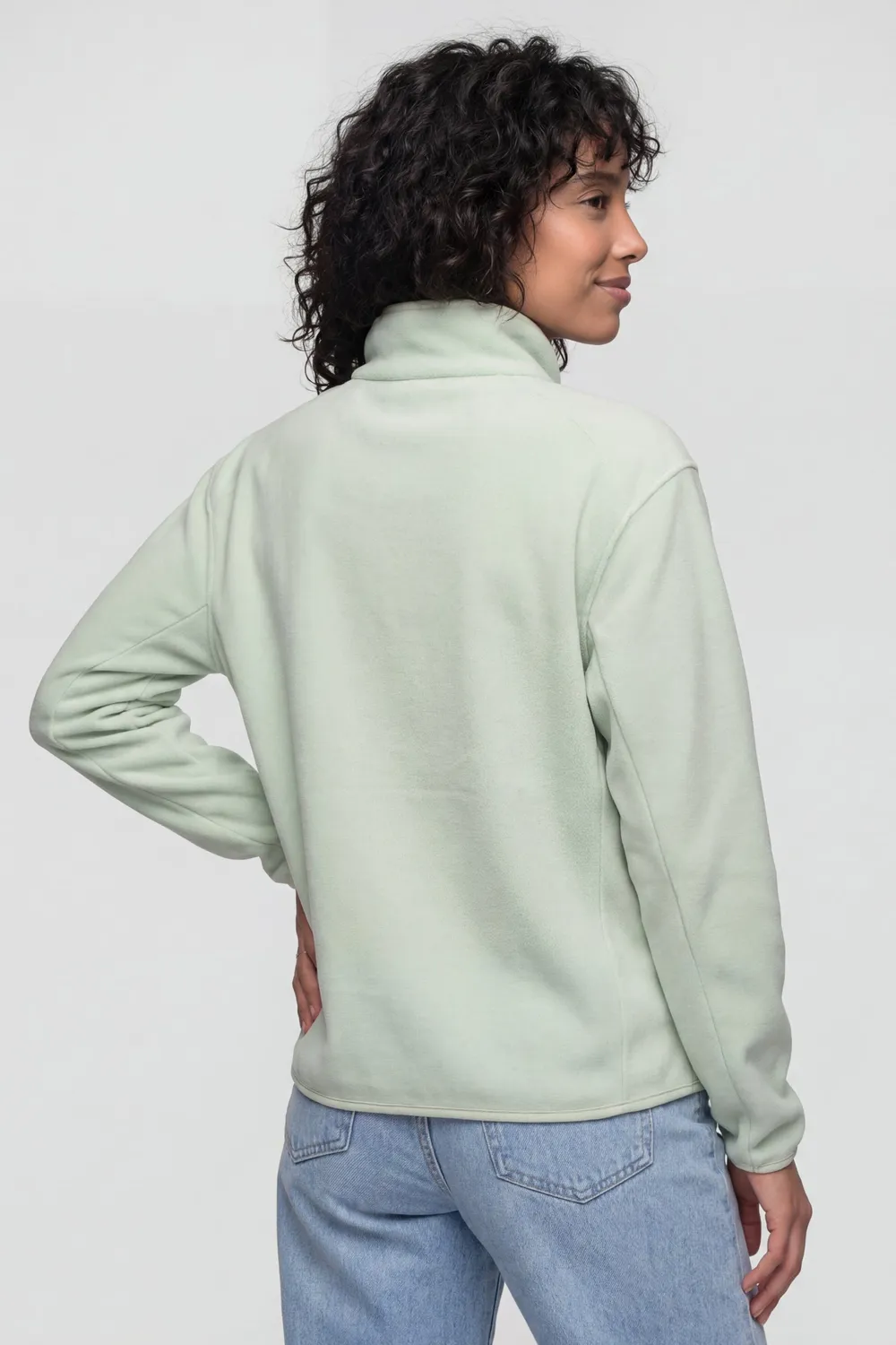 Alife & Kickin SagaAK F Fleece Sweatjacke Hellgrün Damen