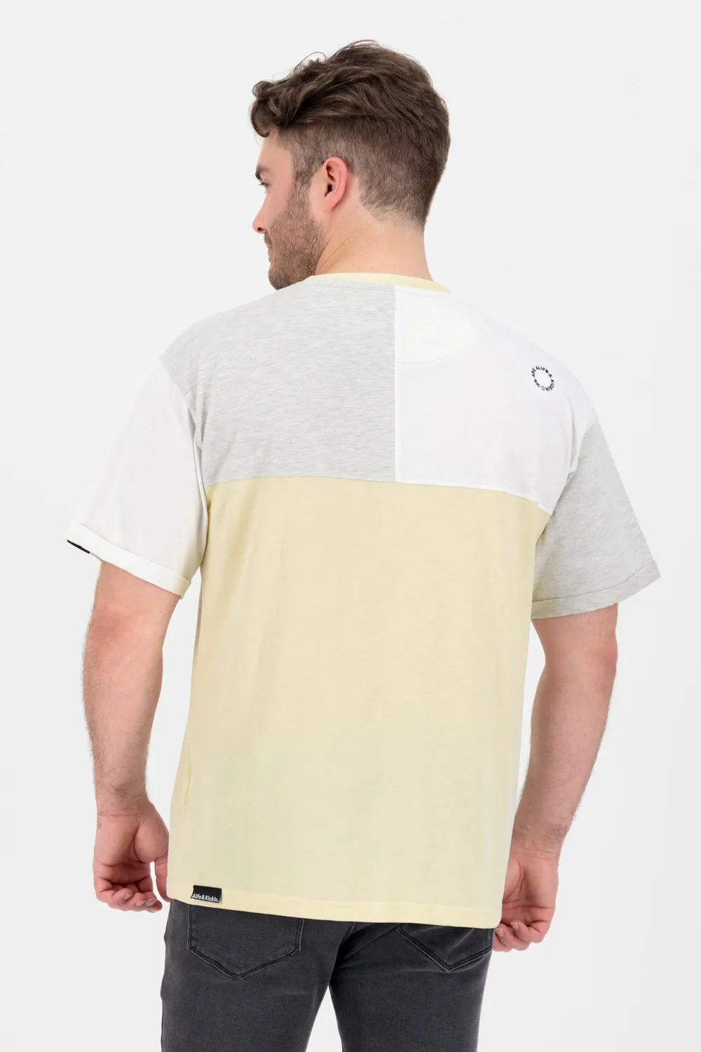 Alife & Kickin BennyAK A T-Shirt beige Colorblock