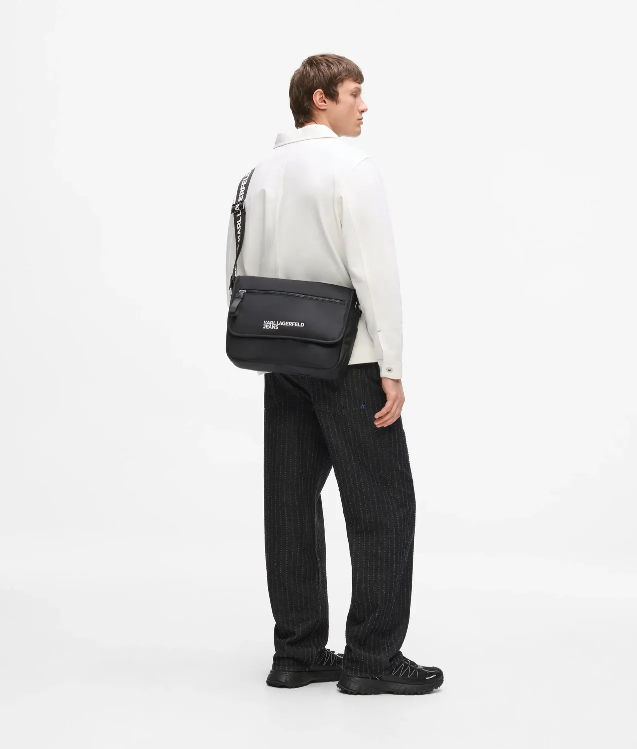 Karl Lagerfeld KL Jeans Messenger Umhängetasche Nylon