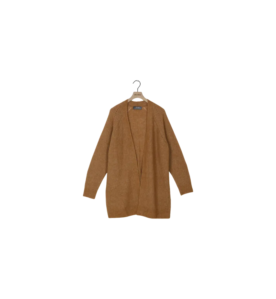 Mos Mosh MMThora Long Cardigan Grey Melange S