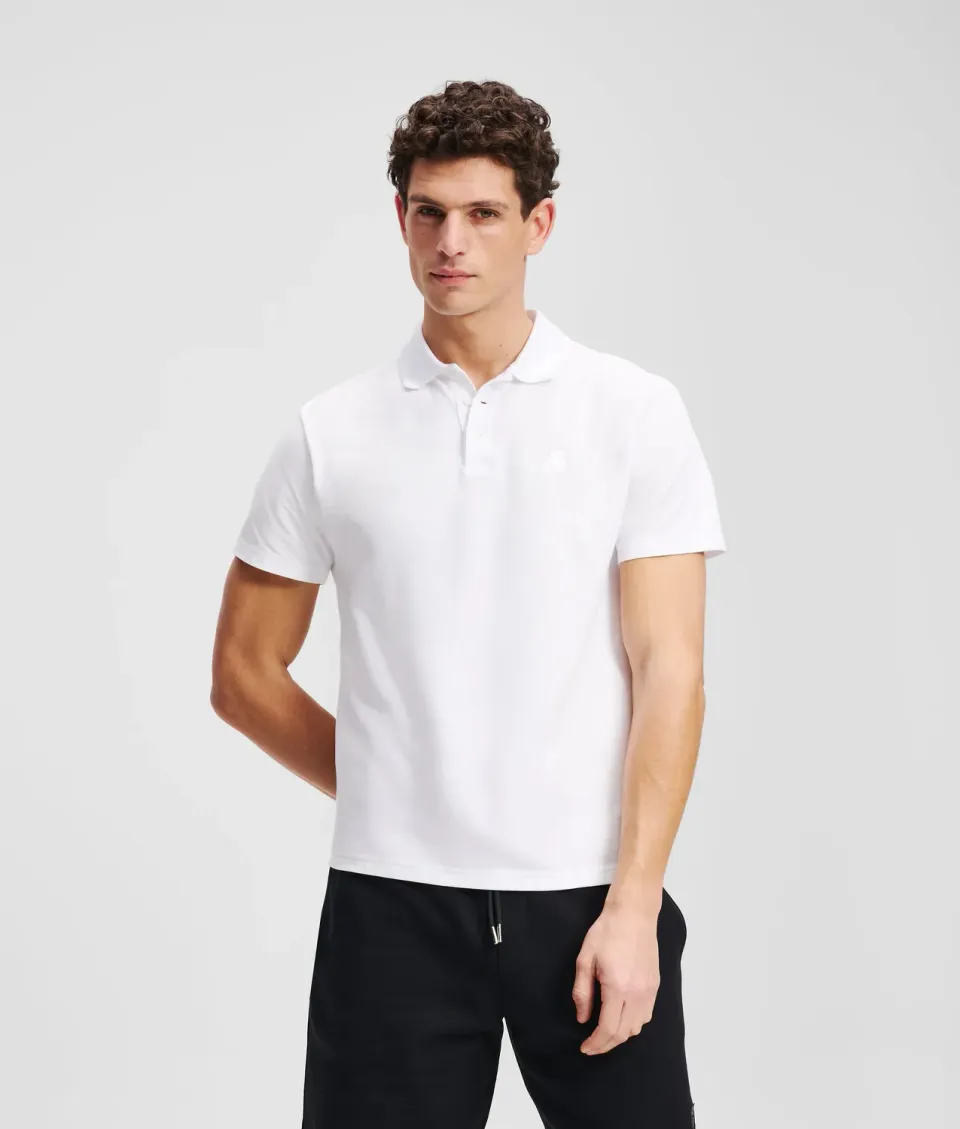 Karl Lagerfeld Ikon Kameo Polo Shirt Kurzarm