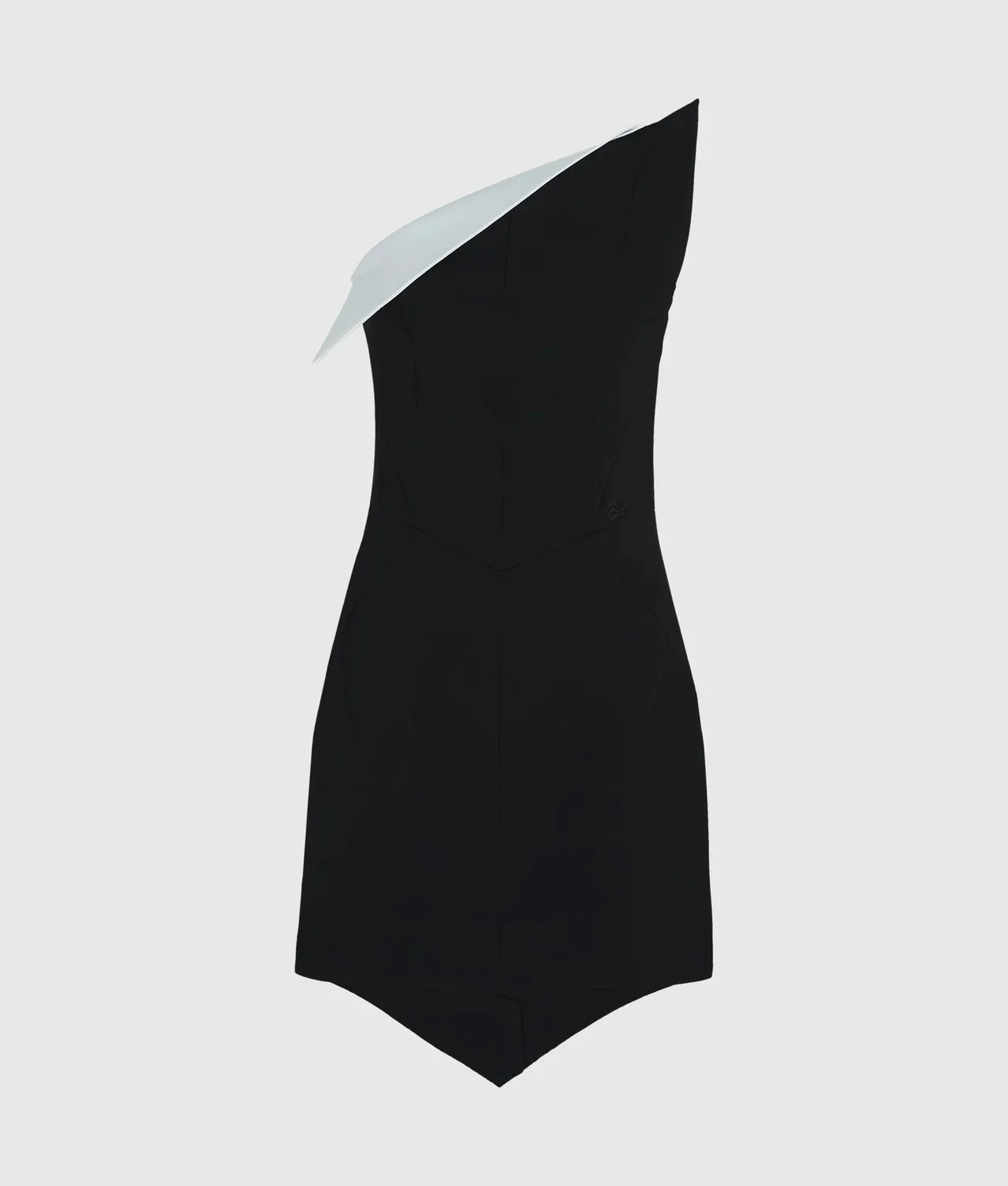 Karl Lagerfeld KL Studio Kleid asymmetrisch Wolle