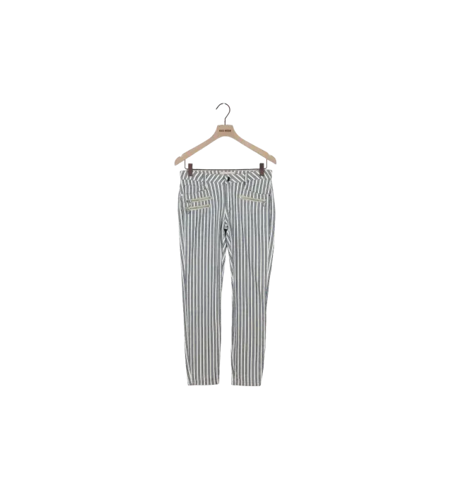 Mos Mosh ReLoved MMBerlin Stripe 7/8 Jeans 25 Navy Secondhand