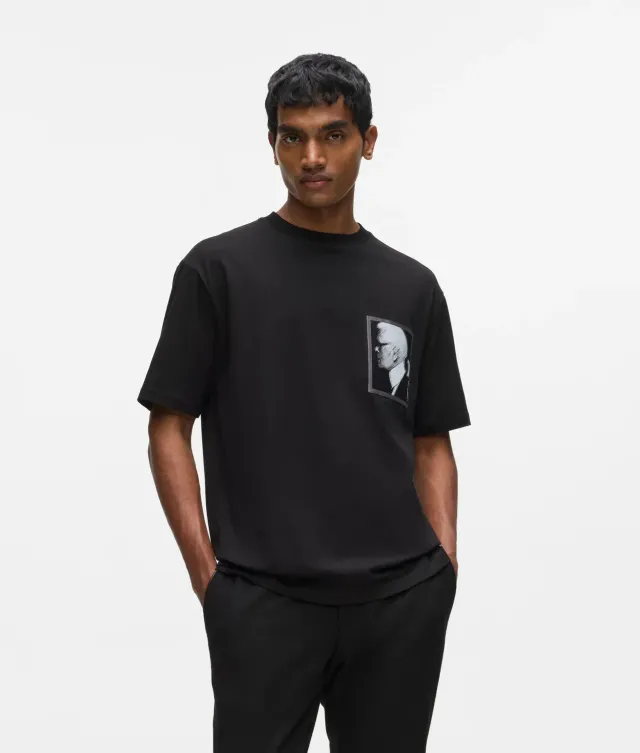 Karl Lagerfeld Portrait T-Shirt Relaxed-Fit XS-XXL
