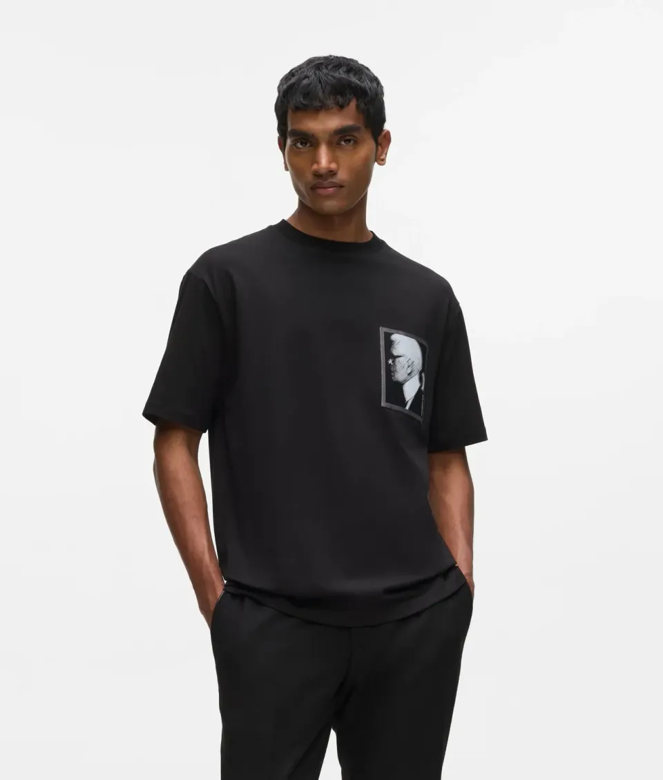 Karl Lagerfeld Portrait T-Shirt Relaxed-Fit XS-XXL
