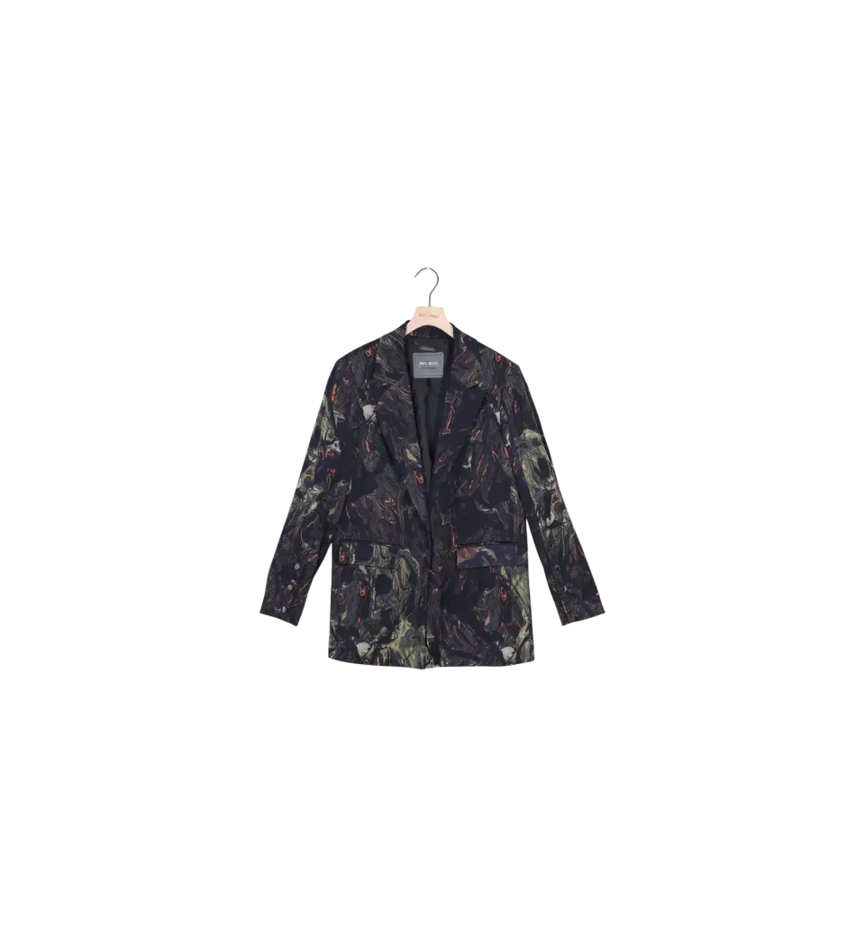 Mos Mosh MMBine Marble Blazer Schwarz 40 Secondhand