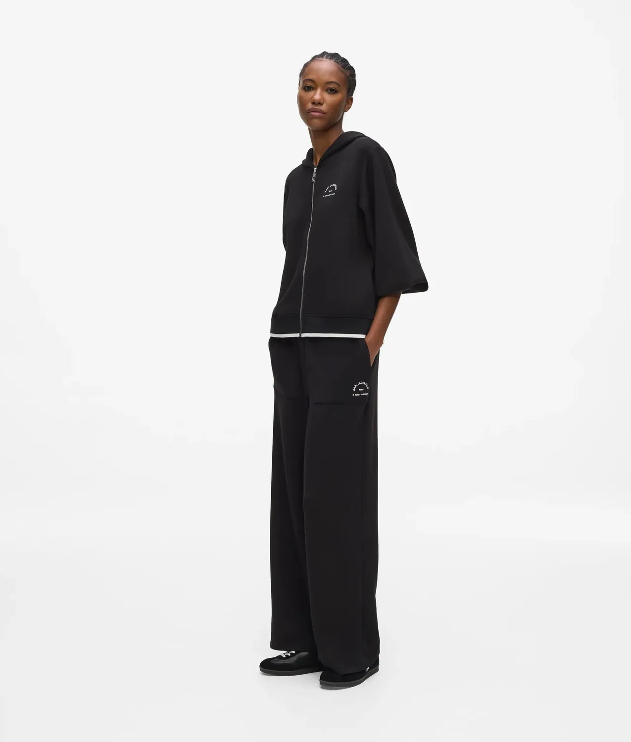 Karl Lagerfeld Rue St-Guillaume Patch Pocket Sweatpants