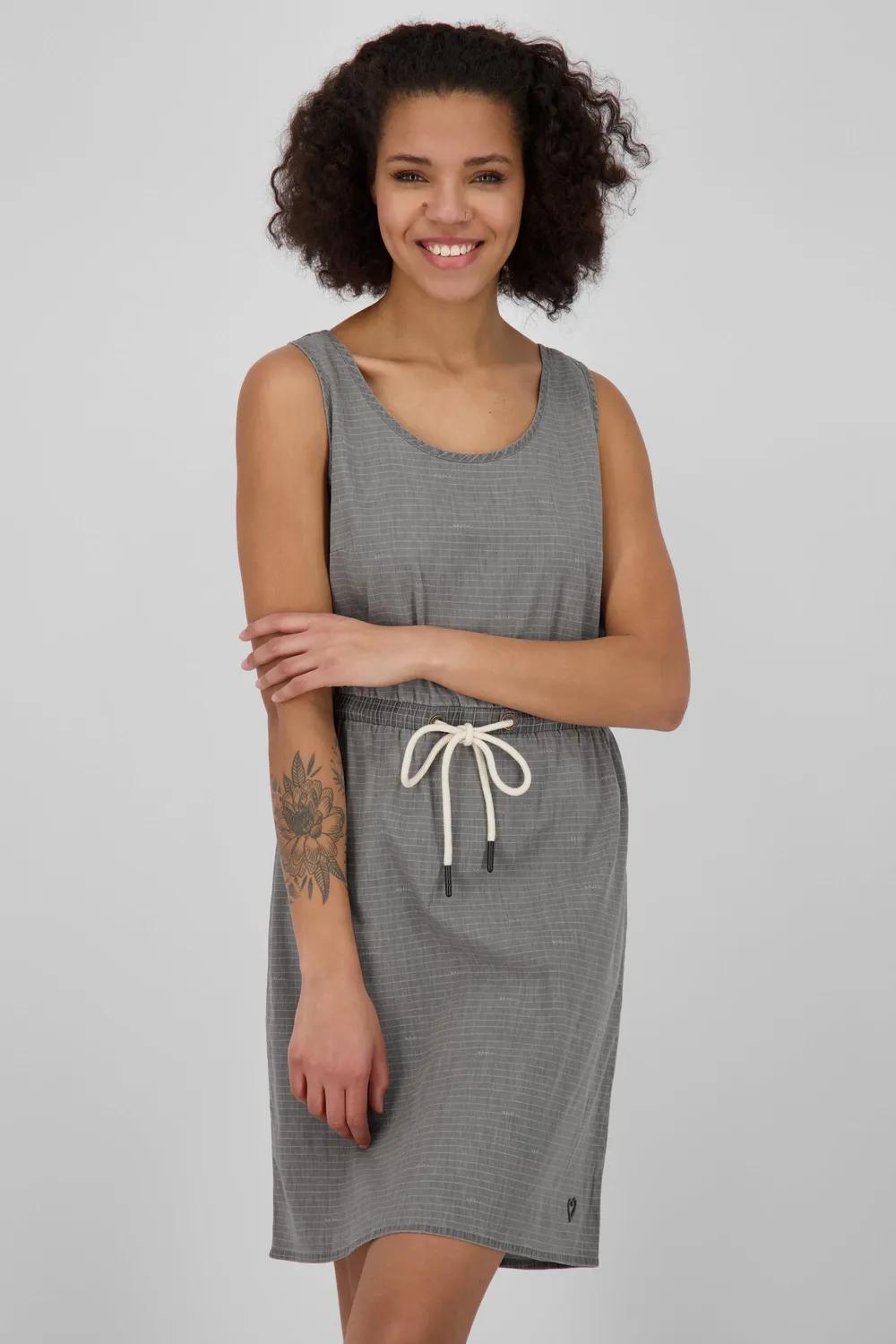 Alife & Kickin DojaAK DNM B Kleid Grau Denim
