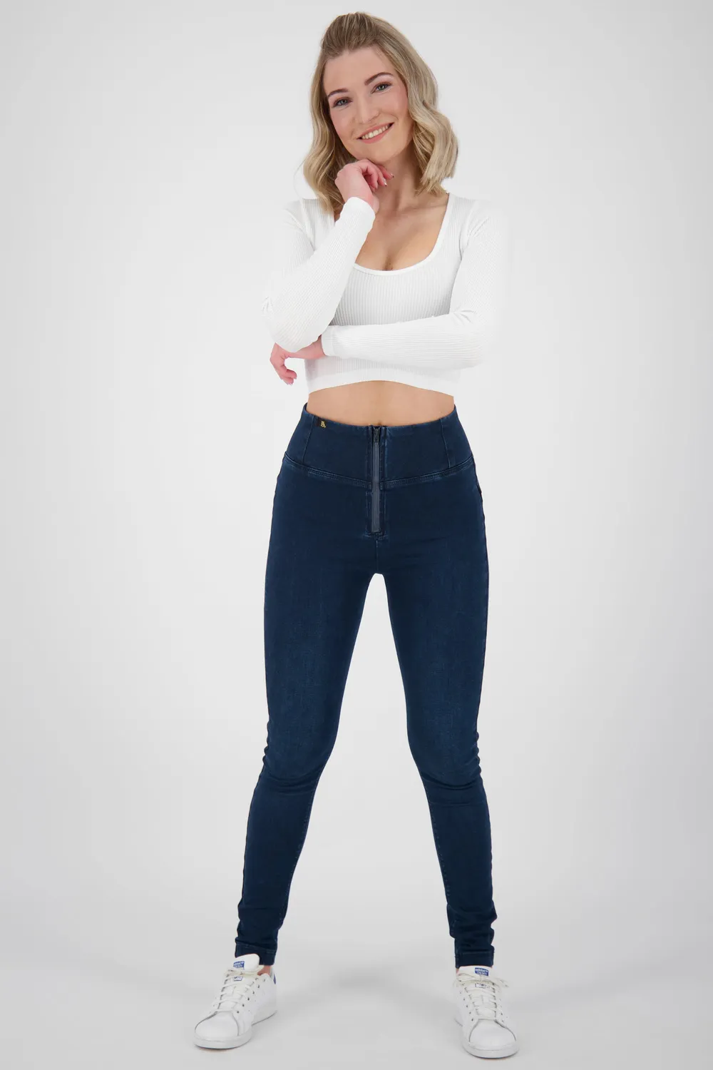 Alife & Kickin ChiaraAK A Jeggings Dunkelblau Denim