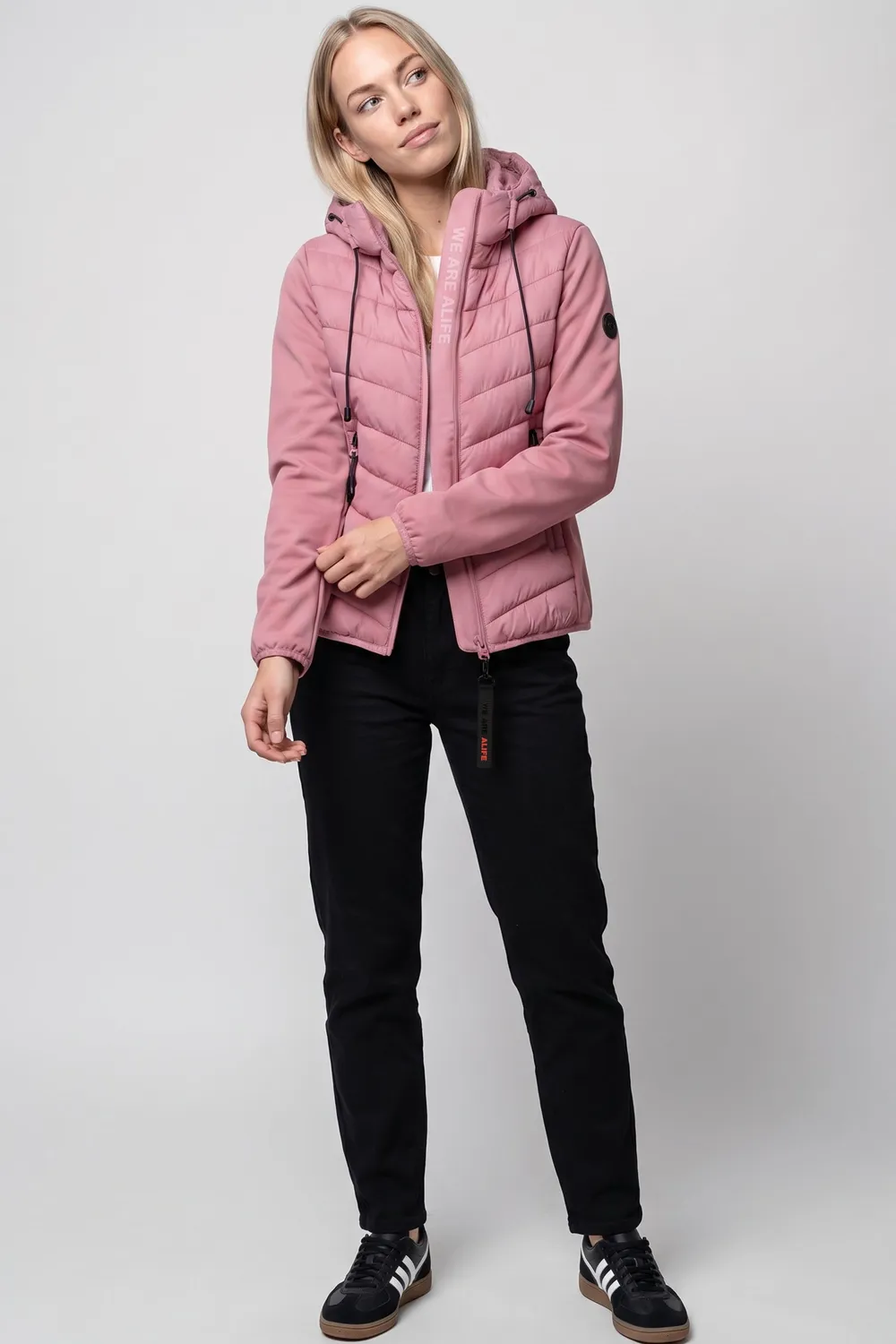 Alife & Kickin ZeliaAK A Hybrid Jacke Rot Leicht