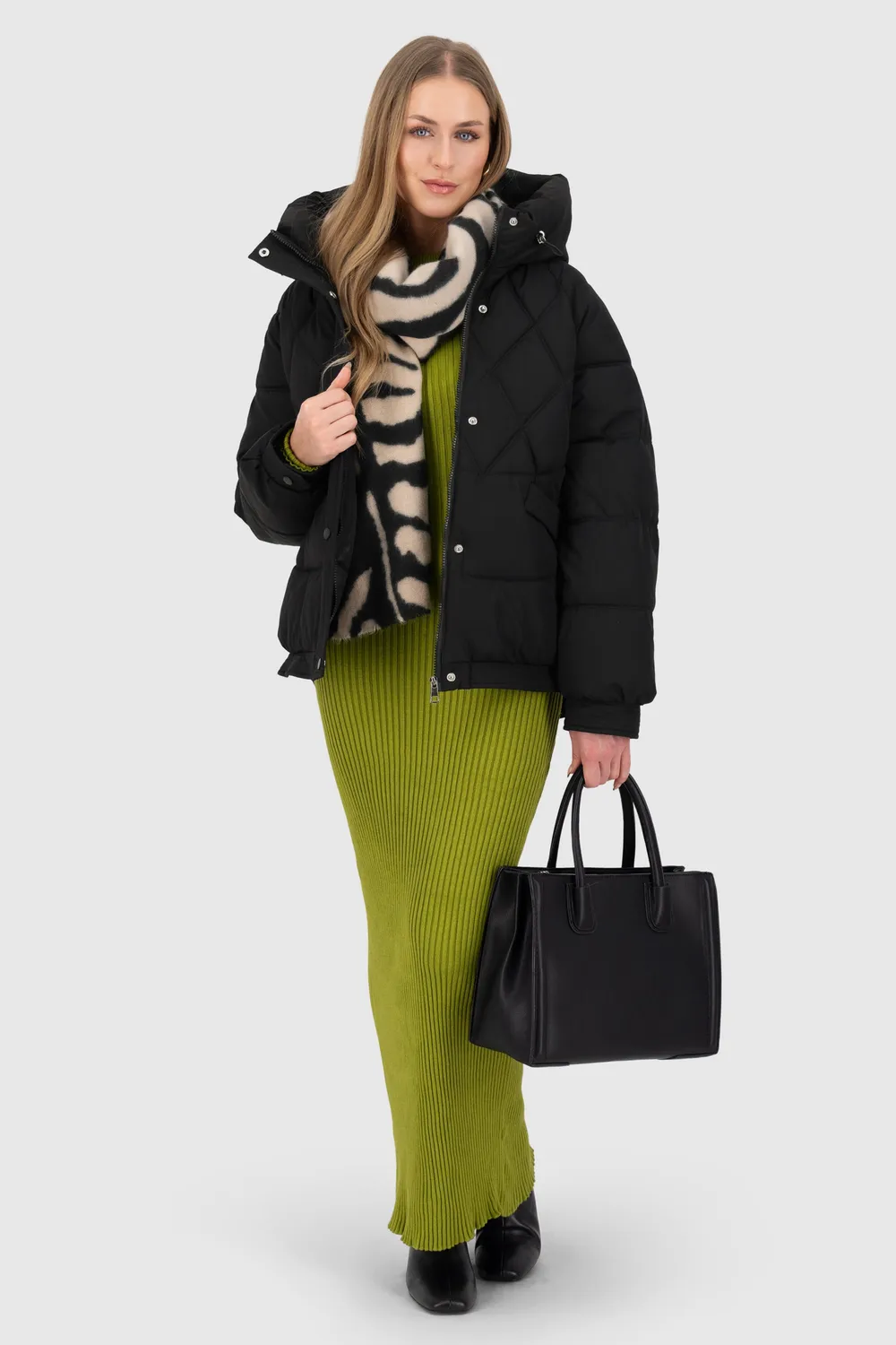 Alife & Kickin HedwigAK A Winterjacke schwarz Stepp