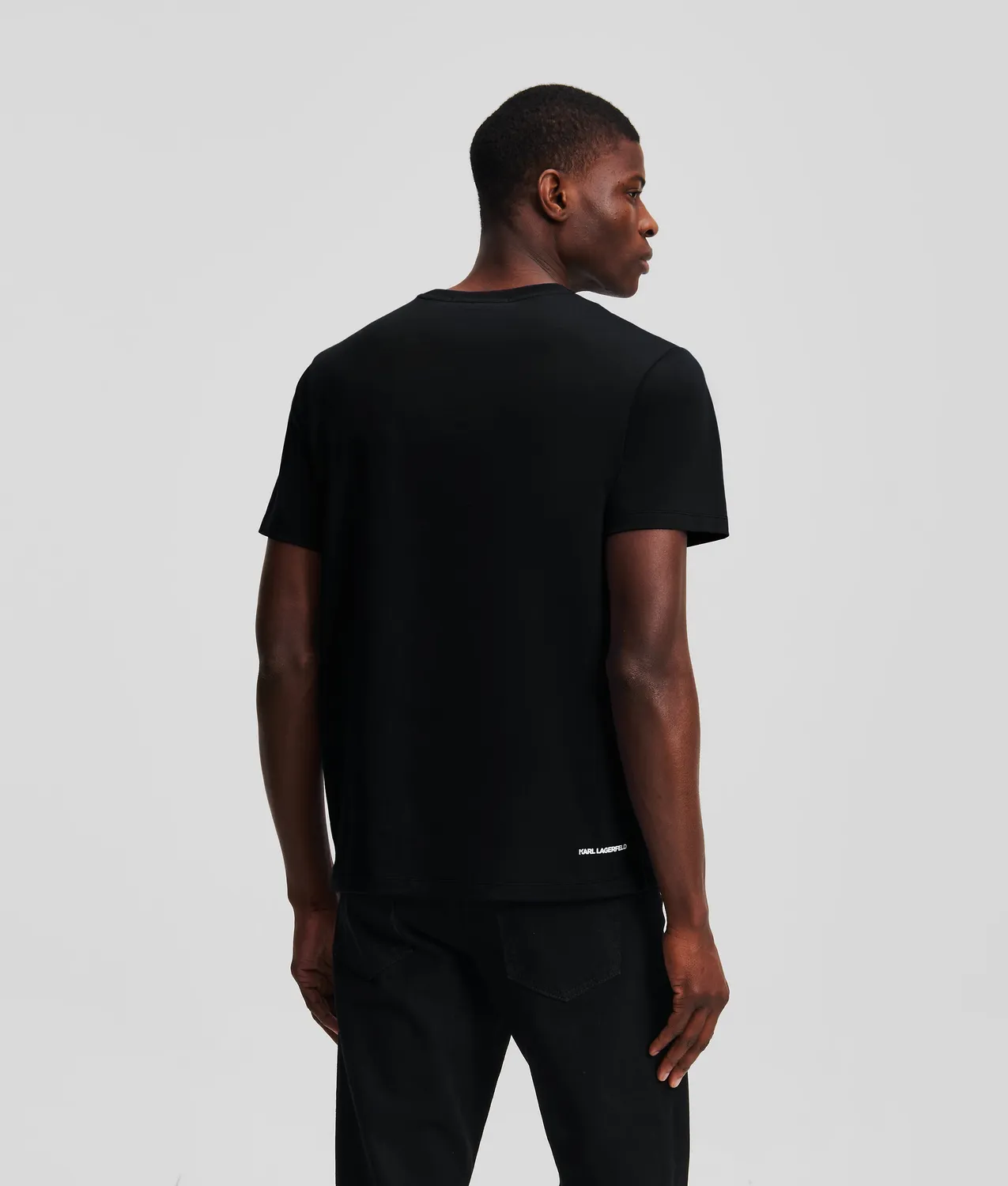 Karl Lagerfeld Logo T-Shirt regular Baumwolle