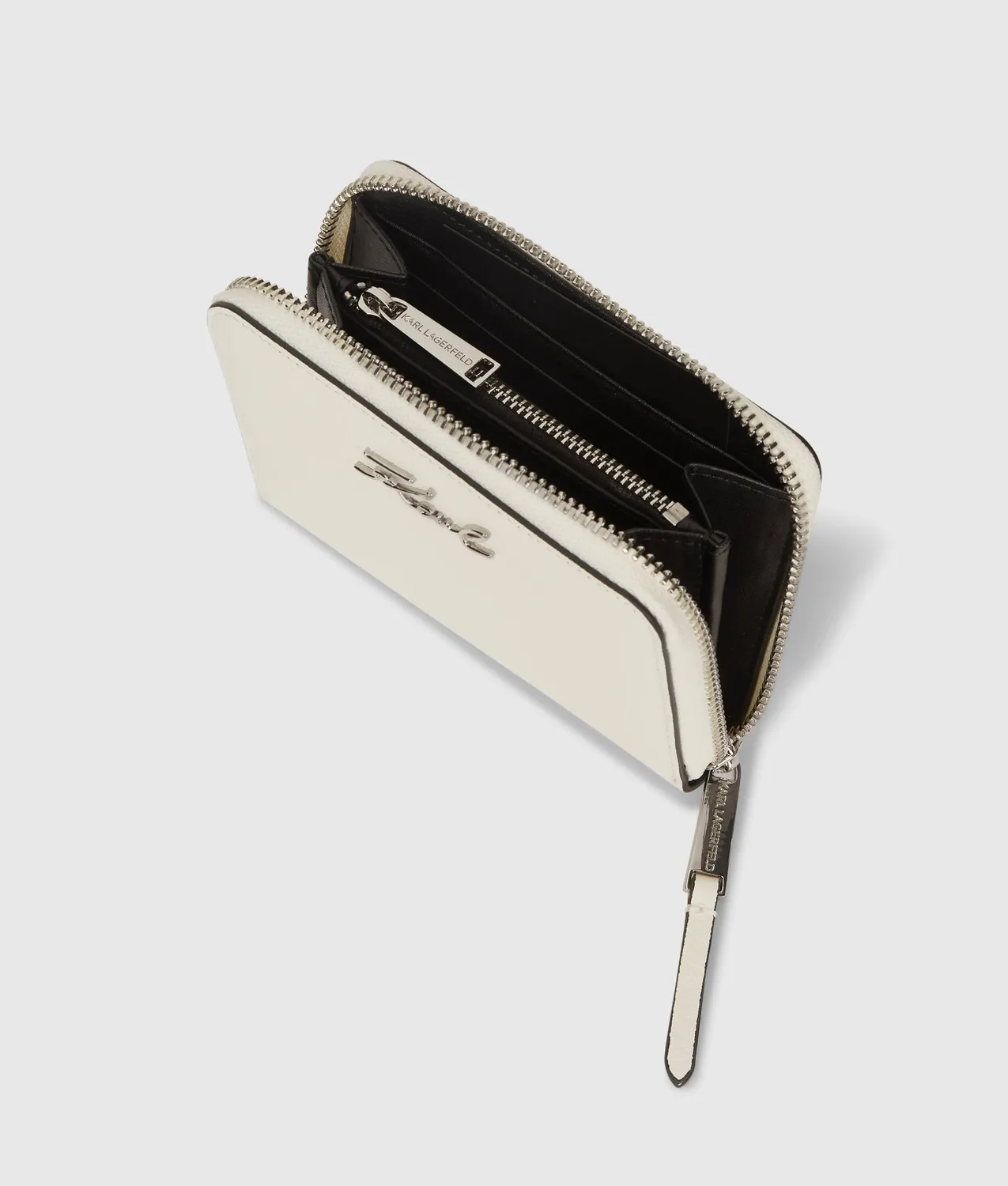 Karl Lagerfeld K/Signature Geldbörse Damen Leder Zip medium
