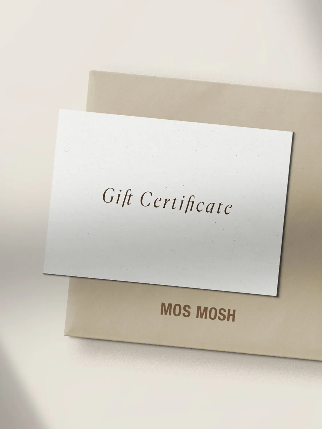 Mos Mosh Geschenkgutschein digital 75 Euro Modegutschein