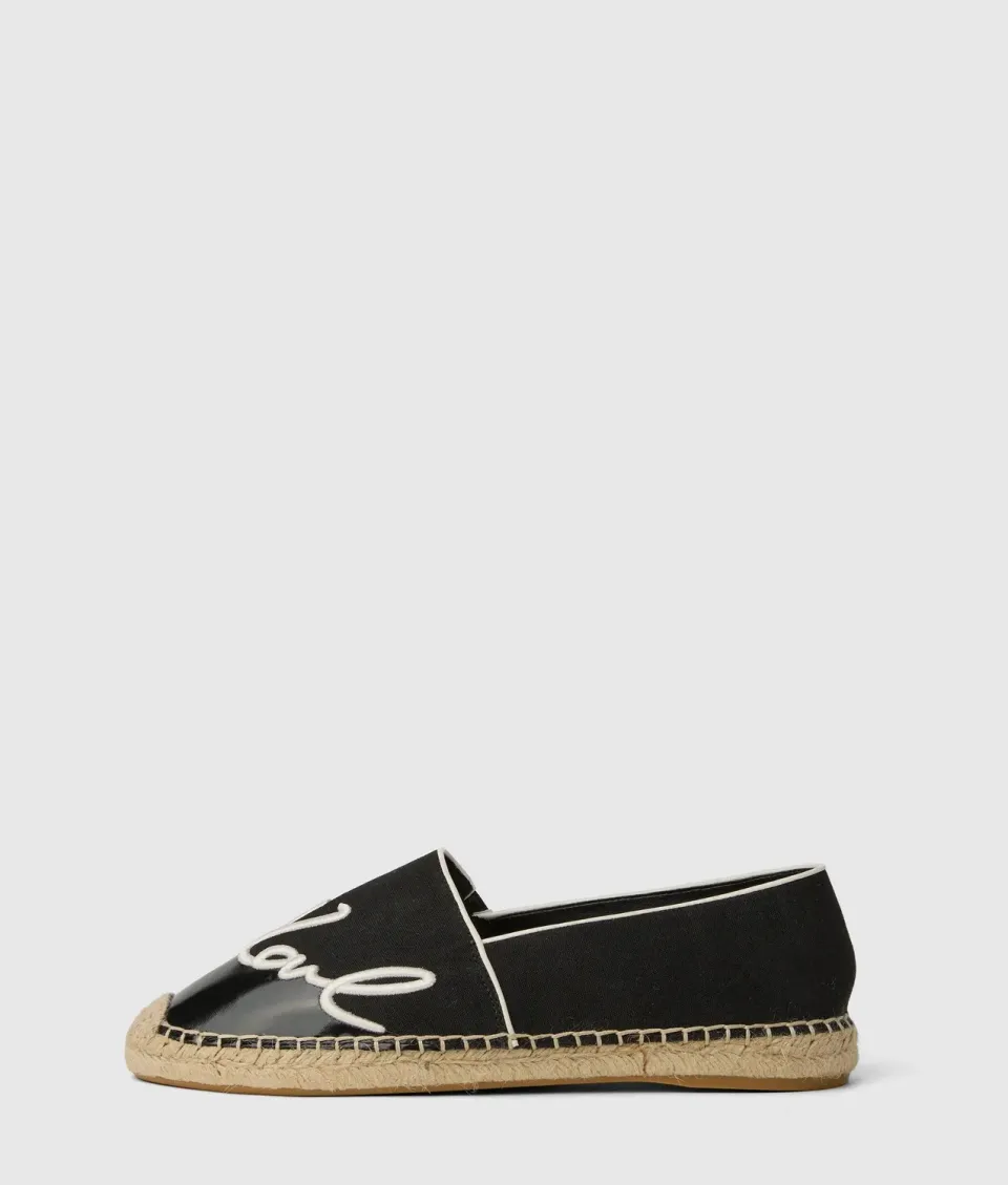 Karl Lagerfeld Kamini Espadrilles Slipper Canvas