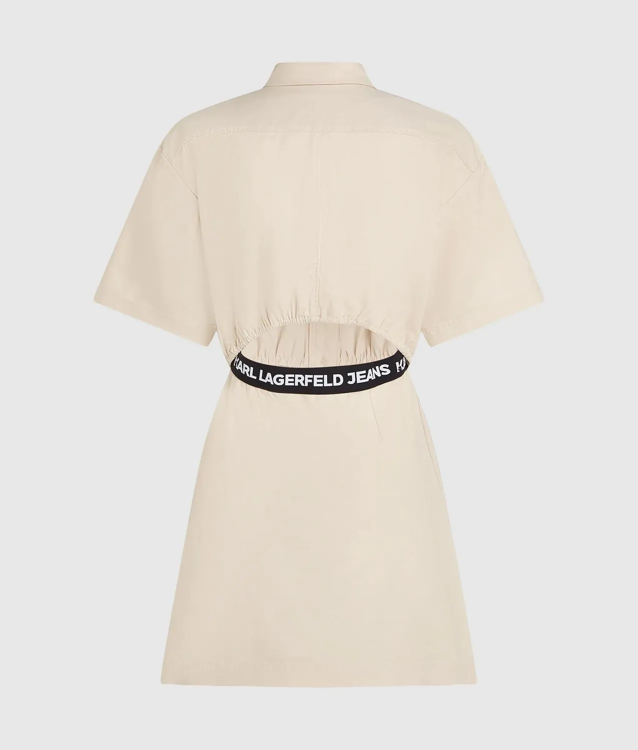 Karl Lagerfeld Jeans Utility Kleid Kurzarm Baumwolle