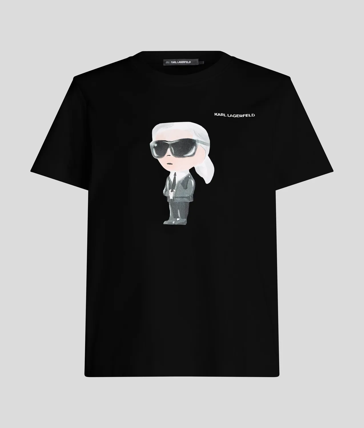 Karl Lagerfeld Ikon Aquarelle T-Shirt Damen Bio