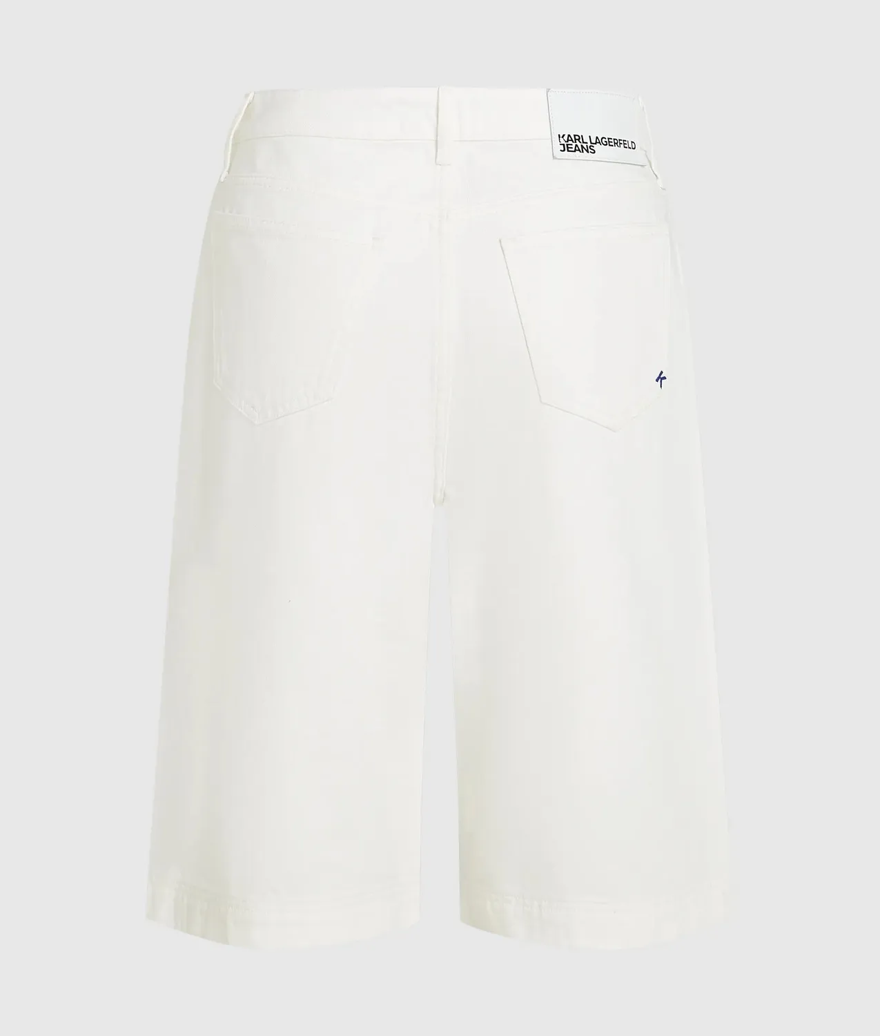 Karl Lagerfeld KL Jeans Bermuda Shorts Denim weiß
