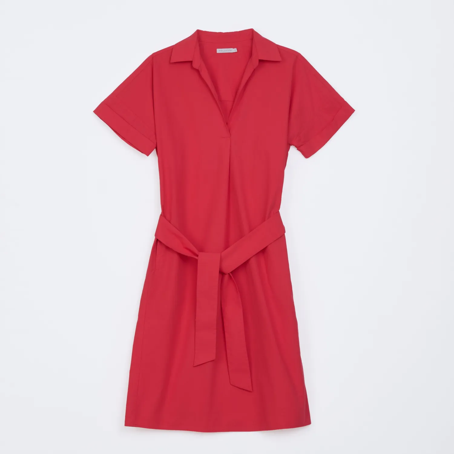 Senatex Kurzarmkleid Taillenband Grenadine Gr 38