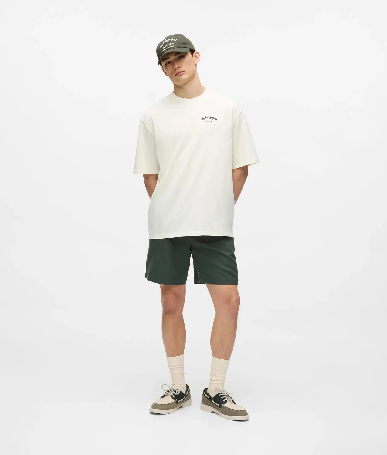 Karl Lagerfeld Côte D'Azur T-Shirt Bio-Baumwolle
