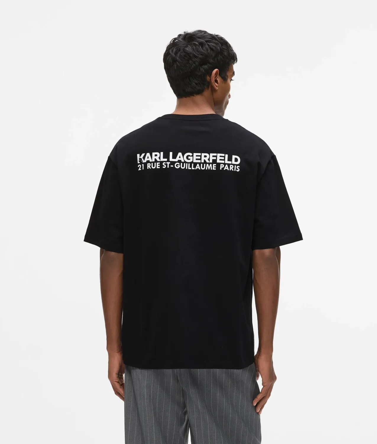Karl Lagerfeld Rue St-Guillaume T-Shirt Herren relaxed Baumwolle