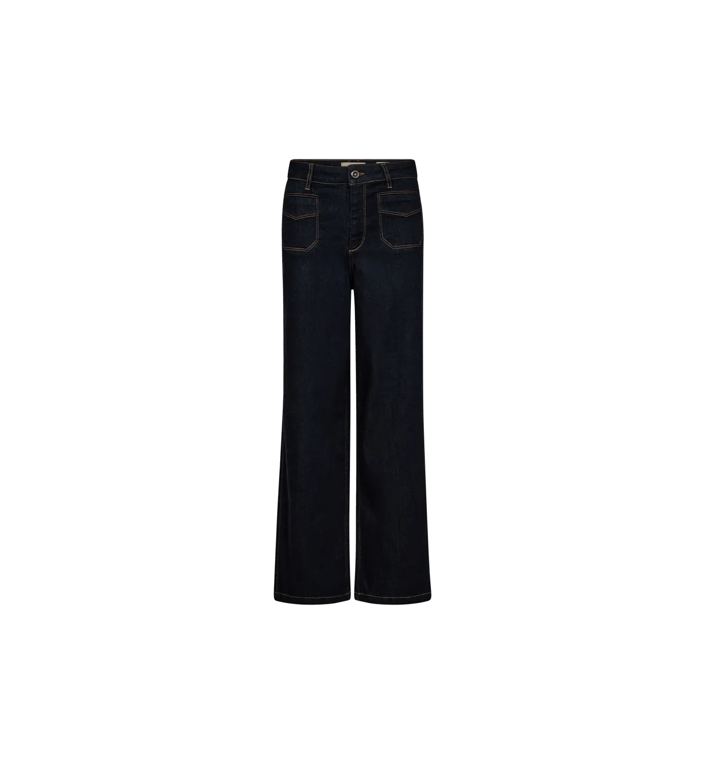 Mos Mosh MMColette Deluxe Wide-Leg Jeans Mid Blue 32