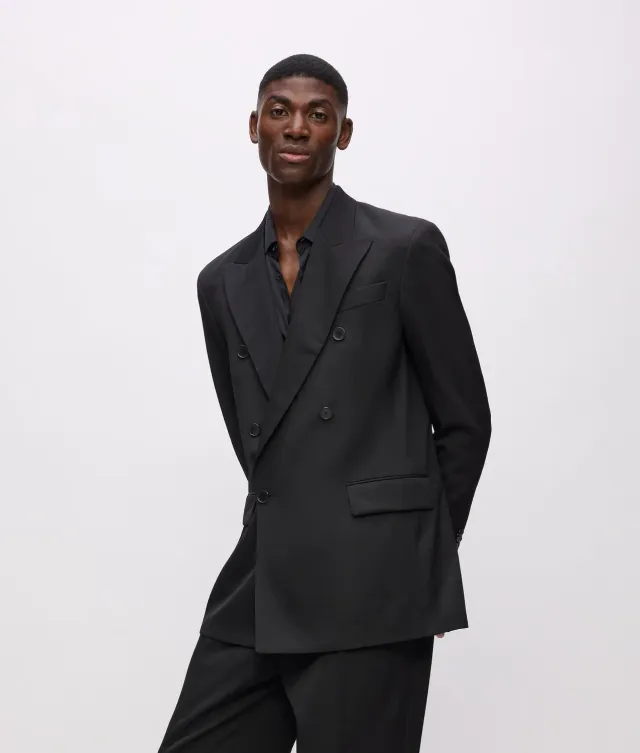 Karl Lagerfeld KL Studio Wool Blazer Wollblazer zweireihig