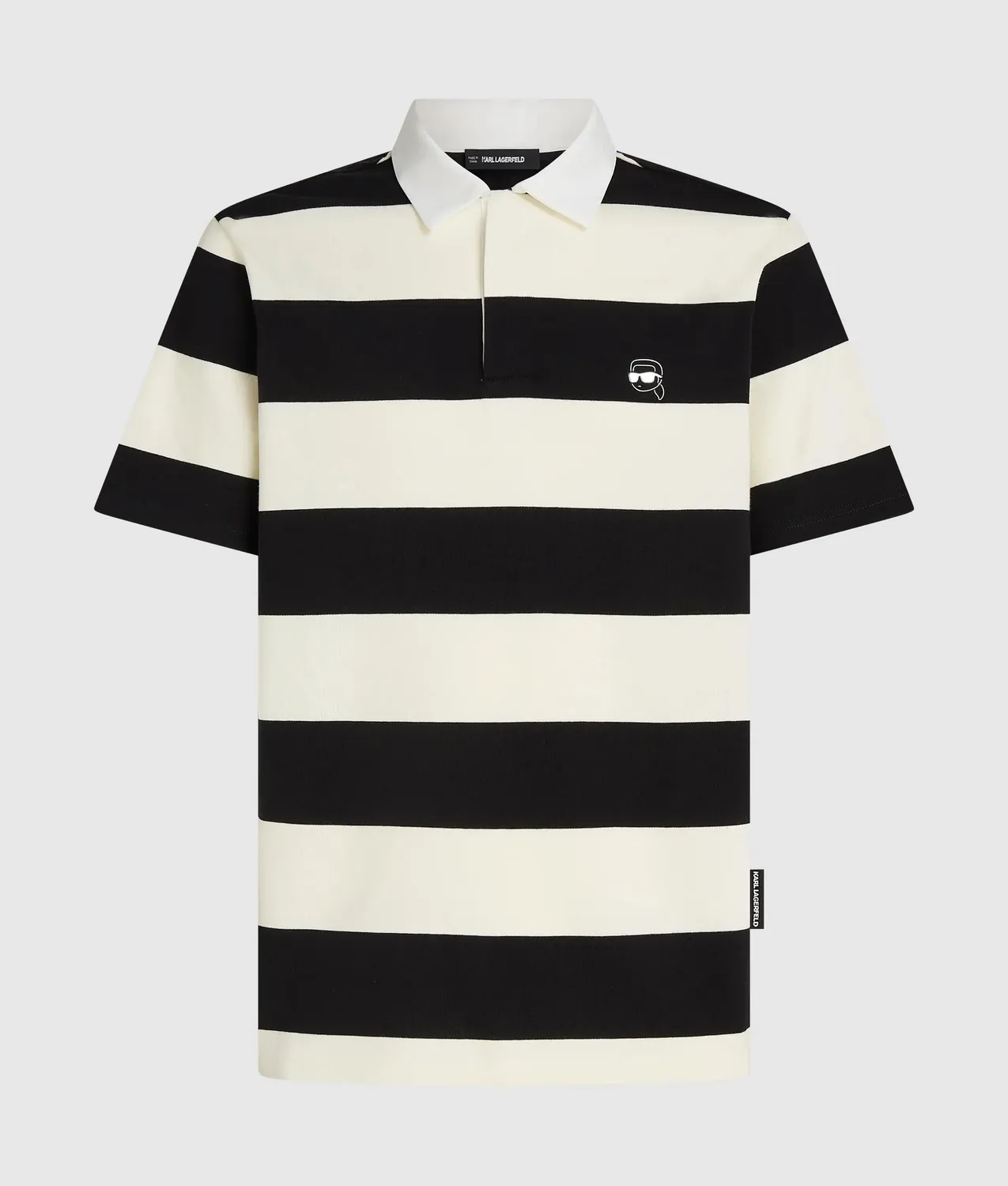 Karl Lagerfeld Ikon Bold Stripe Polo gestreift