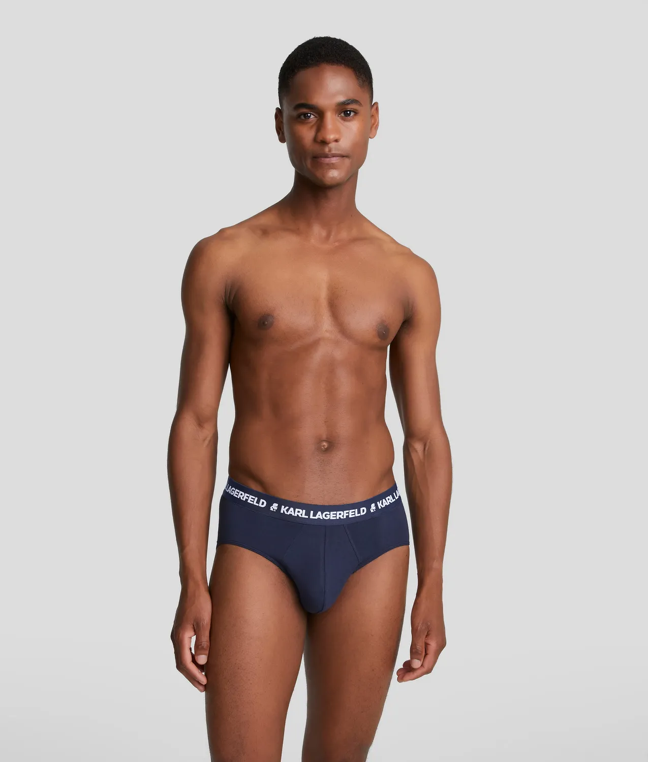Karl Lagerfeld Logo Briefs Herren 3er-Pack Baumwolle Mid-Rise