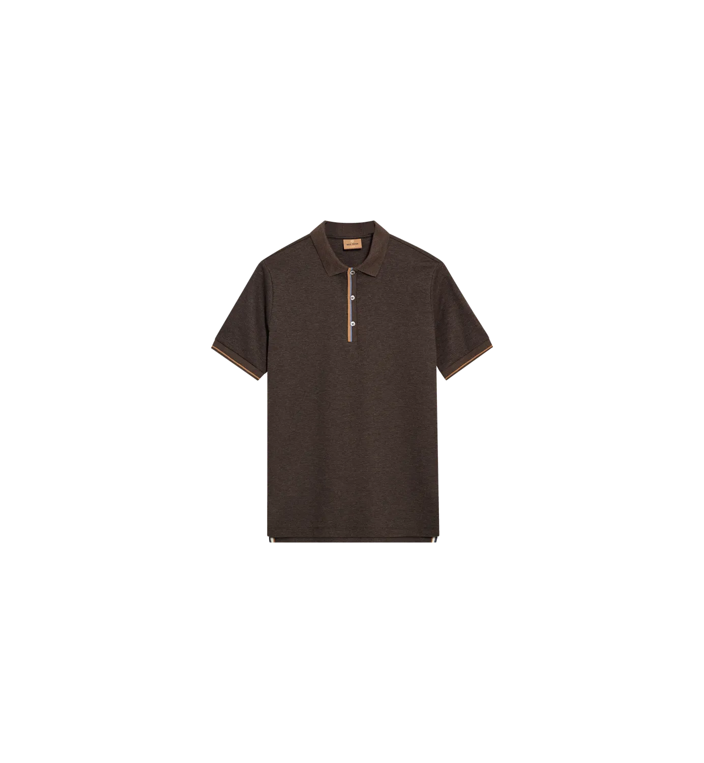 Mos Mosh MMGHarvey Polo T-Shirt Chocolate Brown Regular