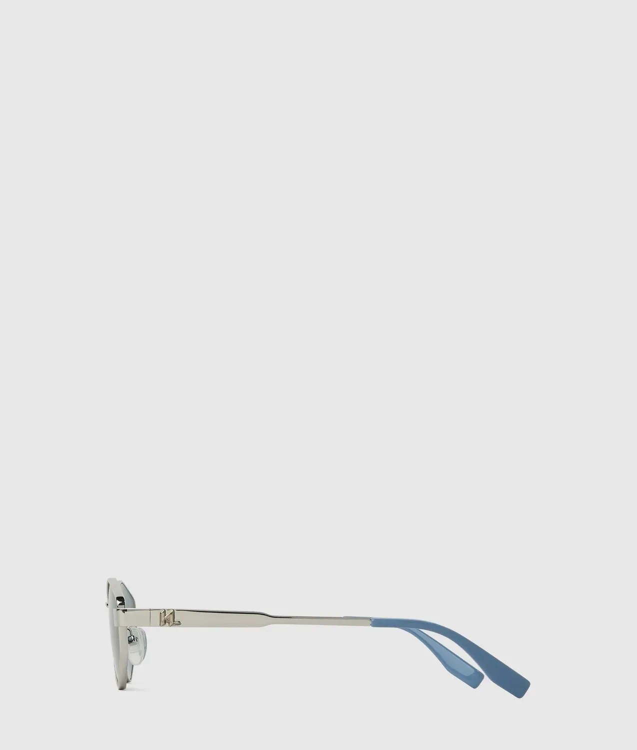 Karl Lagerfeld Monogram Sonnenbrille geometrisch Metall Einheitsgröße