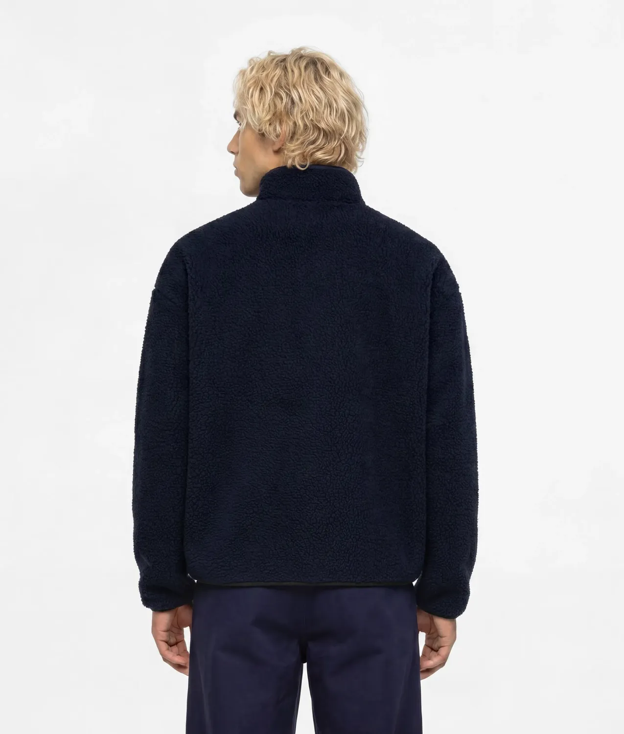 Karl Lagerfeld KL Jeans Sweatshirt Half-Zip Teddy