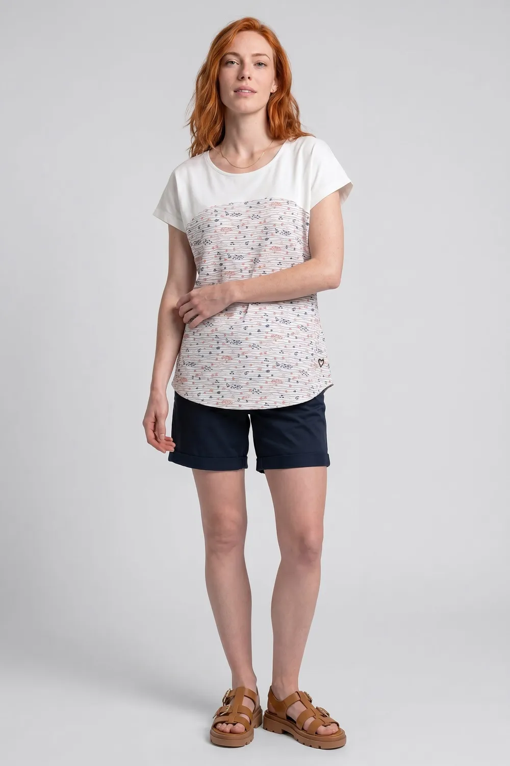 Alife & Kickin FridaAK B Shirt Damen grau Basic gerade