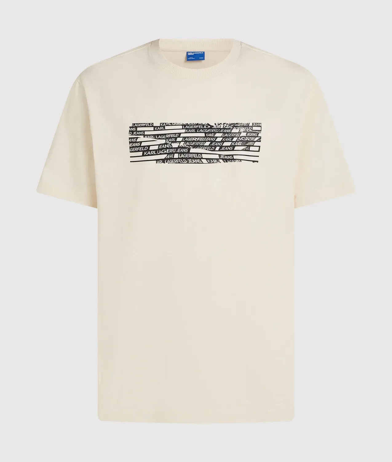 Karl Lagerfeld KL Jeans Stripe Logo T-Shirt Bio