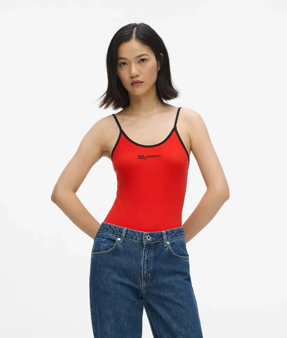 Karl Lagerfeld KL Jeans Ribbed Body Ripp Damen