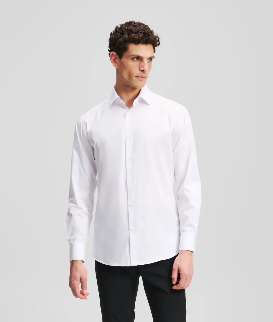 Karl Lagerfeld Modern-Fit Hemd Baumwolle für Herren