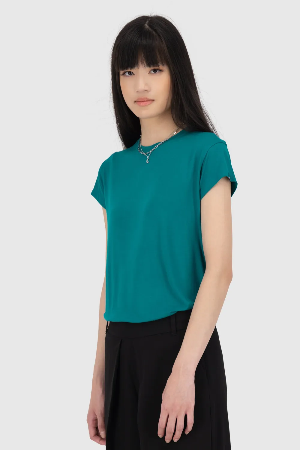 Alife & Kickin AriAK T-Shirt Damen hellgrün 3er Viskose