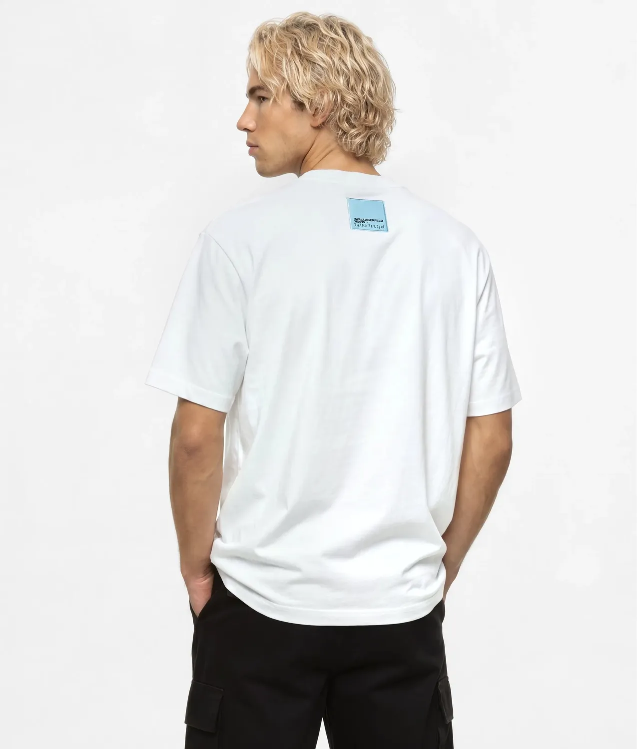 Karl Lagerfeld KL Jeans Terzini Boxy T-Shirt Baumwolle