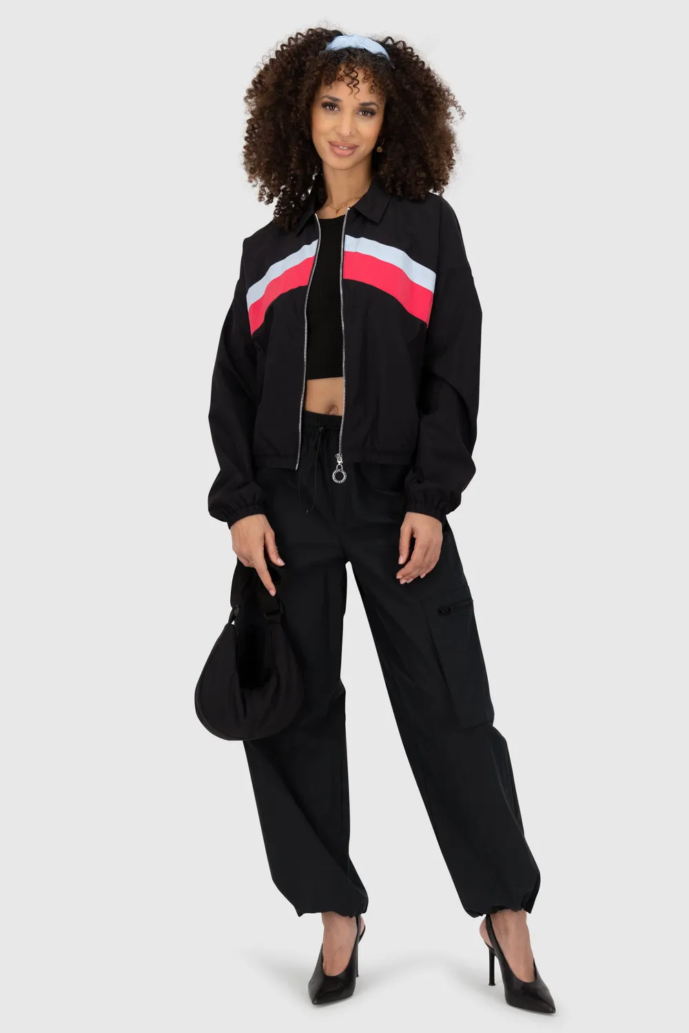 Alife & Kickin RyaAK A Jacke Schwarz Polyamid leicht